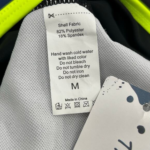 Enjoy The Sunshine 1 Piece Racerback Athletic Competitive Aerobic Bathing Suit M - Picture 5 of 9